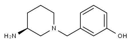 3-{[(3S)-3-aminopiperidin-1-yl]methyl}phenol