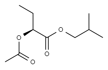 [S,(-)]-2-Acetyloxybutyric acid isobutyl ester|