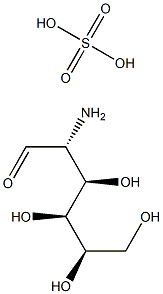 硫酸氨基葡萄糖, , 结构式