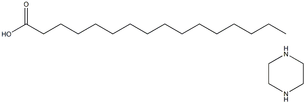 Piperazine palmitate Struktur