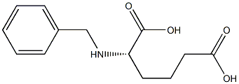 (S)-2-(benzylamino)hexanedioic acid Structure