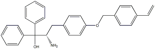 (2S)-2-Amino-3-[4-(4-ethenylbenzyloxy)phenyl]-1,1-diphenyl-1-propanol