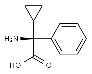 (S)-2-Amino-2-cyclopropyl-2-phenylacetic acid