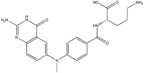 (S)-5-Amino-2-[4-[[(2-amino-3,4-dihydro-4-oxoquinazolin)-6-yl]methylamino]benzoylamino]valeric acid