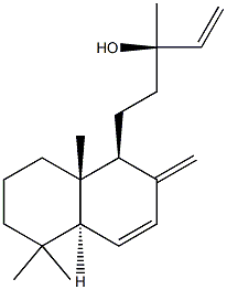 6,8(17),14-Labdatrien-13-ol Structure