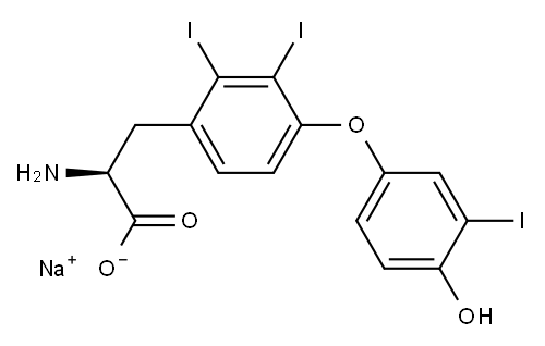 (S)-2-Amino-3-[4-(4-hydroxy-3-iodophenoxy)-2,3-diiodophenyl]propanoic acid sodium salt