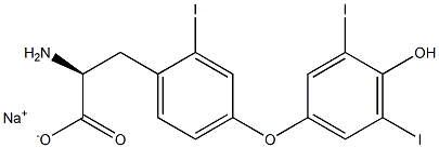 (S)-2-Amino-3-[4-(4-hydroxy-3,5-diiodophenoxy)-2-iodophenyl]propanoic acid sodium salt