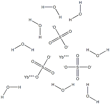 Ytterbium(III) sulfate octahydrate Structure
