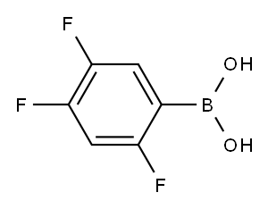 2,4,5-Trifluorophenylboronic acid Struktur