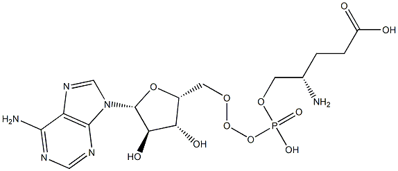 (4S)-4-amino-5-[[(2R,3R,4R,5R)-5-(6-aminopurin-9-yl)-3,4-dihydroxy-oxolan-2-yl]methoxy-hydroxy-phosphoryl]oxy-pentanoic acid