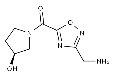 (3S)-1-{[3-(aminomethyl)-1,2,4-oxadiazol-5-yl]carbonyl}pyrrolidin-3-ol