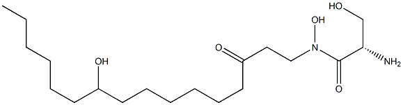 (2S)-2-Amino-N,3-dihydroxy-N-(3-oxo-10-hydroxyhexadecyl)propanamide