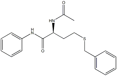 [S,(-)]-2-Acetylamino-4-(benzylthio)-N-phenylbutyramide