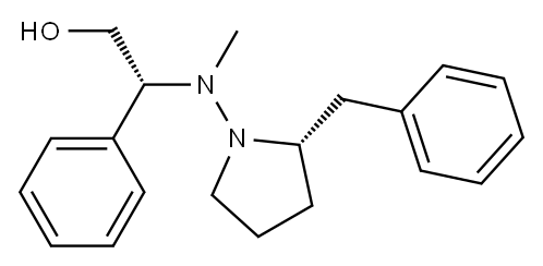(2S)-2-Benzyl-1-[N-methyl-N-[(1R)-2-hydroxy-1-phenylethyl]amino]pyrrolidine