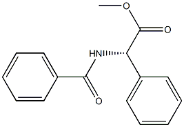 (S)-(Benzoylamino)phenylacetic acid methyl ester Structure