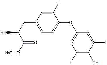 (S)-2-Amino-3-[4-(4-hydroxy-3,5-diiodophenoxy)-3-iodophenyl]propanoic acid sodium salt