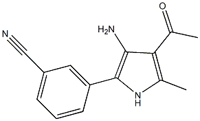 m-(4-Acetyl-3-amino-5-methyl-1H-pyrrol-2-yl)benzonitrile