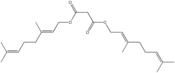 Malonic acid bis(3,7-dimethyl-2,6-octadienyl) ester