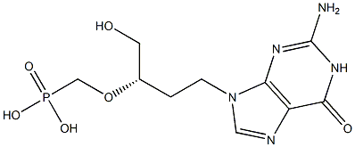 [(S)-3-[(2-Amino-1,6-dihydro-6-oxo-9H-purin)-9-yl]-1-(hydroxymethyl)propyloxy]methylphosphonic acid