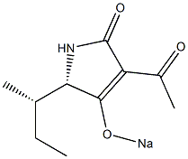 (S)-3-Acetyl-5-[(S)-sec-butyl]-1,5-dihydro-4-sodiooxy-2H-pyrrol-2-one