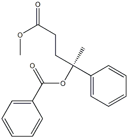 [S,(+)]-4-Benzoyloxy-4-phenylvaleric acid methyl ester