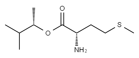 (S)-2-Amino-4-(methylthio)butanoic acid (S)-1,2-dimethylpropyl ester Structure