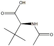 [S,(-)]-2-Acetylamino-3,3-dimethylbutyric acid Structure