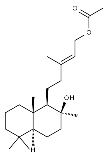 (8S)-15-Acetyloxylabd-13-en-8-ol Structure