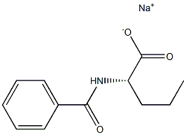 [S,(+)]-2-(Benzoylamino)valeric acid sodium salt