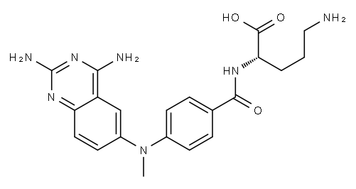 (S)-5-Amino-2-[4-[(2,4-diaminoquinazolin-6-yl)methylamino]benzoylamino]valeric acid