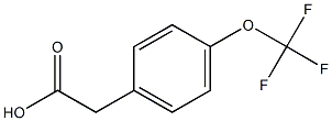 4-TrifluoroMethoxyphenylacetic acid Struktur