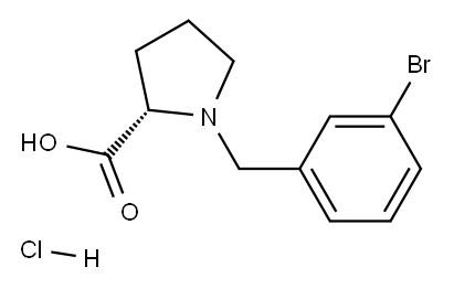(S)-alpha-(3-bromo-benzyl)-proline hydrochloride|