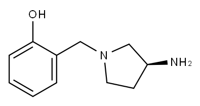 2-{[(3S)-3-aminopyrrolidin-1-yl]methyl}phenol|