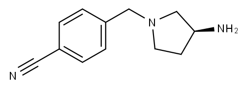 4-{[(3S)-3-aminopyrrolidin-1-yl]methyl}benzonitrile