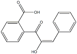 2-((E)-2-Hydroxy-3-phenylacryloyl)benzoic acid ,97% Structure