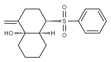 (4S,4aS,8aS)-8a-Hydroxy-1-methylene-4-(phenylsulfonyl)decahydronaphthalene|