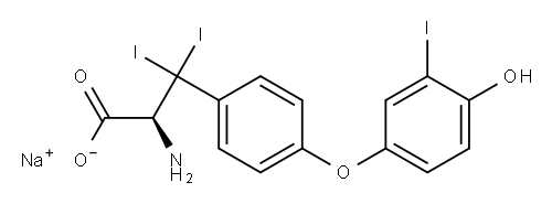 (S)-2-Amino-3-[4-(4-hydroxy-3-iodophenoxy)phenyl]-3,3-diiodopropanoic acid sodium salt