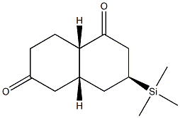 (3S,4aS,8aS)-3-(Trimethylsilyl)hexahydronaphthalene-1,6(2H,5H)-dione
