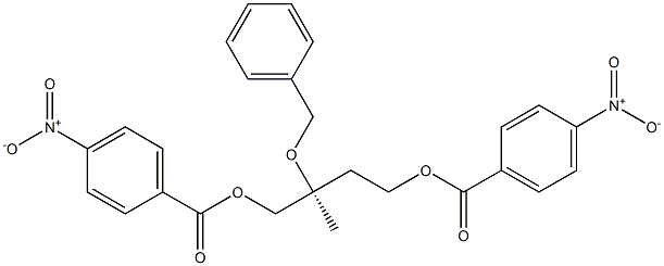 [S,(+)]-2-Benzyloxy-2-methyl-1,4-butanediol 1,4-bis(p-nitrobenzoate)