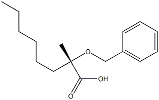 (2S)-2-Benzyloxy-2-methyloctanoic acid Structure