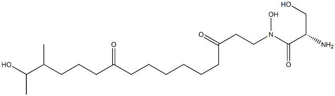 (2S)-2-Amino-N,3-dihydroxy-N-(3,10-dioxo-15-hydroxy-14-methylhexadecyl)propanamide|