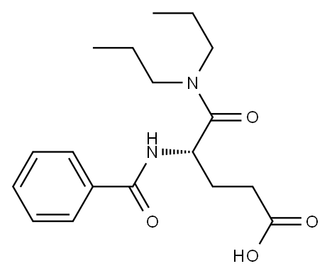 (S)-4-(Benzoylamino)-5-(dipropylamino)-5-oxovaleric acid|