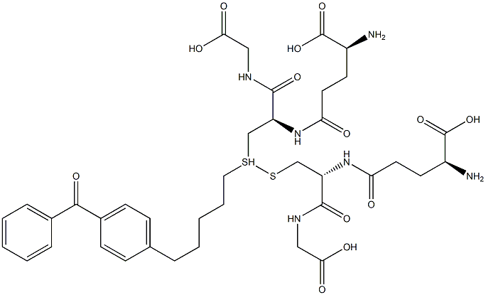 S-(5-(4-benzoylphenyl)pentyl)glutathione
