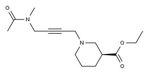(3S)-1-[4-[(Acetyl)methylamino]-2-butynyl]piperidine-3-carboxylic acid ethyl ester