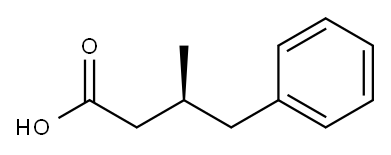 [S,(-)]-3-Benzylbutyric acid Structure
