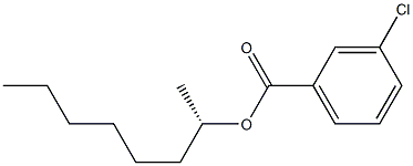 (+)-m-Chlorobenzoic acid (S)-1-methylheptyl ester