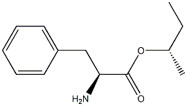 (S)-2-Amino-3-phenylpropanoic acid (S)-1-methylpropyl ester Structure
