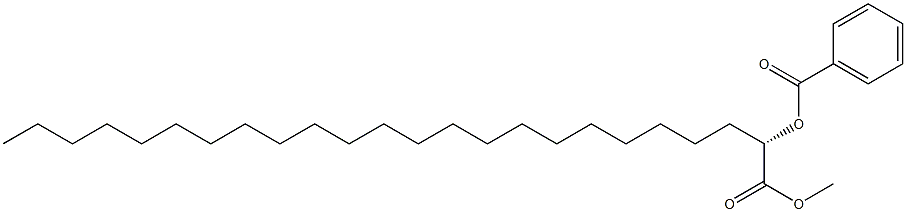[S,(-)]-2-Benzoyloxytetracosanoic acid methyl ester