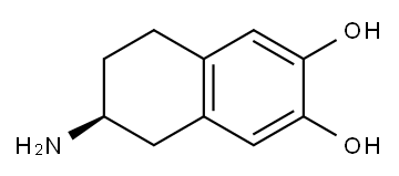 (S)-2-Amino-6,7-dihydroxy-1,2,3,4-tetrahydronaphthalene Structure