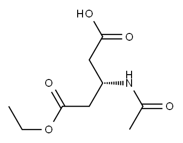 [S,(-)]-3-Acetylaminoglutaric acid hydrogen 1-ethyl ester